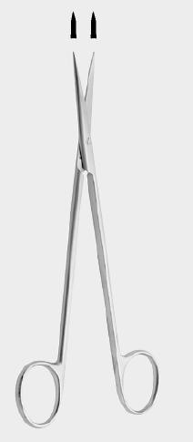 Ножиці МЕТЦЕНБАУМА (METZENBAUM), гострий/гострий, 18 см (cm)